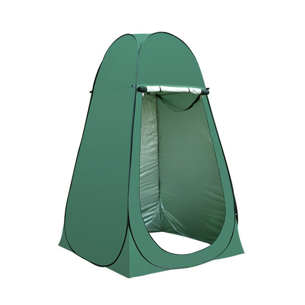 휴대용 야외 샤워 목욕 피팅 룸 캠핑 텐트 개인 정보 보호 화장실 대피소 지상 손톱 바람 로프 텐트 폴란드